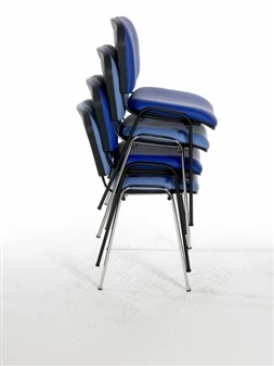 F1C Stackable Chair - Chrome Frame 4 F1C Stackable Chair - Chrome Frame - Image 4