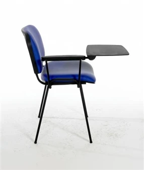 F1BT Stackable Chair - One Arm & Writing Tablet - Black Frame 2 F1BT Stackable Chair - One Arm & Writing Tablet - Black Frame - Image 2