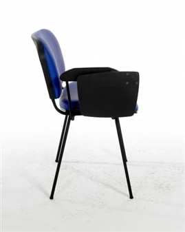 F1BT Stackable Chair - One Arm & Writing Tablet - Black Frame 3 F1BT Stackable Chair - One Arm & Writing Tablet - Black Frame - Image 3