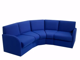 BRS Curved Box Reception Sofa Seating 1 BRS Curved Box Reception Sofa Seating
