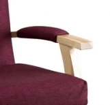 Bruges High Back Chair - Essentials Light Oak Finish 3 Bruges High Back Chair - Essentials Light Oak Finish - Image 3