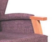 Bruges High Back Chair - Essentials Light Oak Finish 4 Bruges High Back Chair - Essentials Light Oak Finish - Image 4