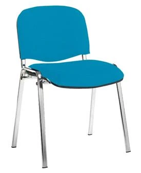Ecton Stacking Chair - Chrome Frame 1 Ecton Stacking Chair - Chrome Frame