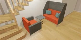 Zeta Double Pod Modular Seating 4 Zeta Double Pod Modular Seating - Image 4