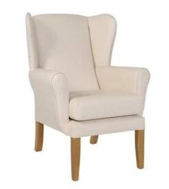 Front Page 22 York Wing Chair Essentials Light Oak Finish